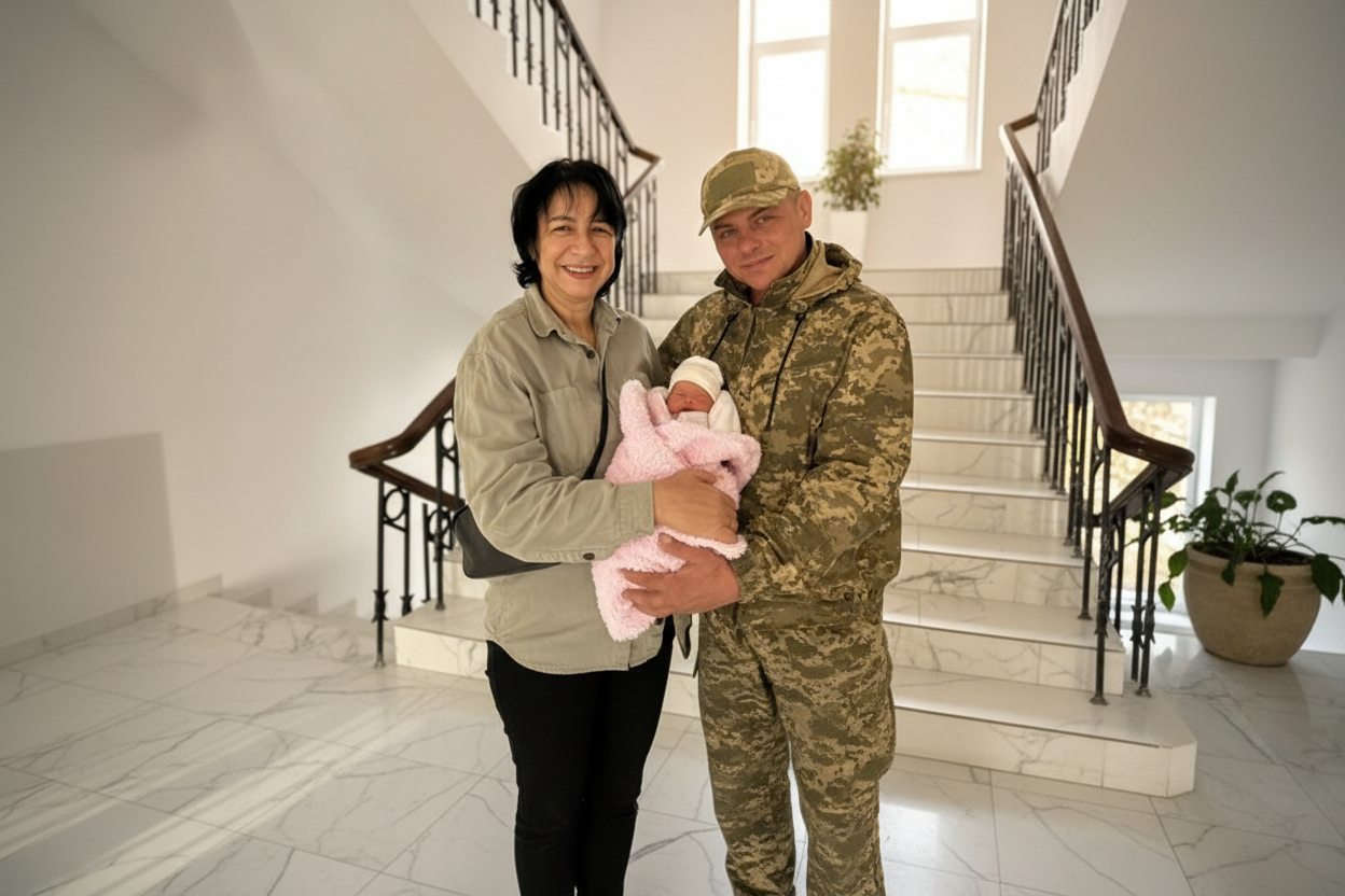 Захисниця ЗСУ народила доньку у 52 роки