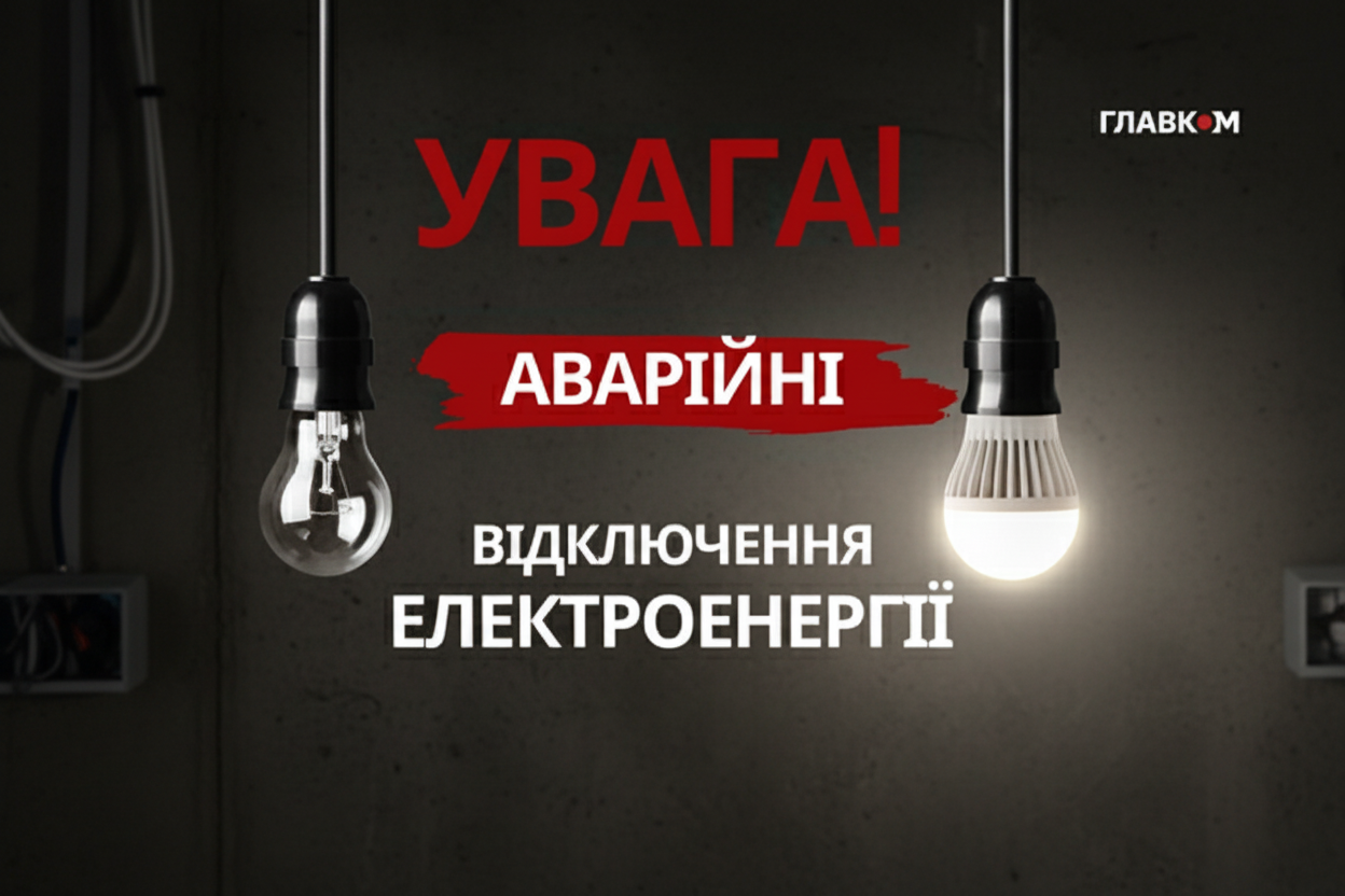Аварийные отключения электроэнергии в Украине