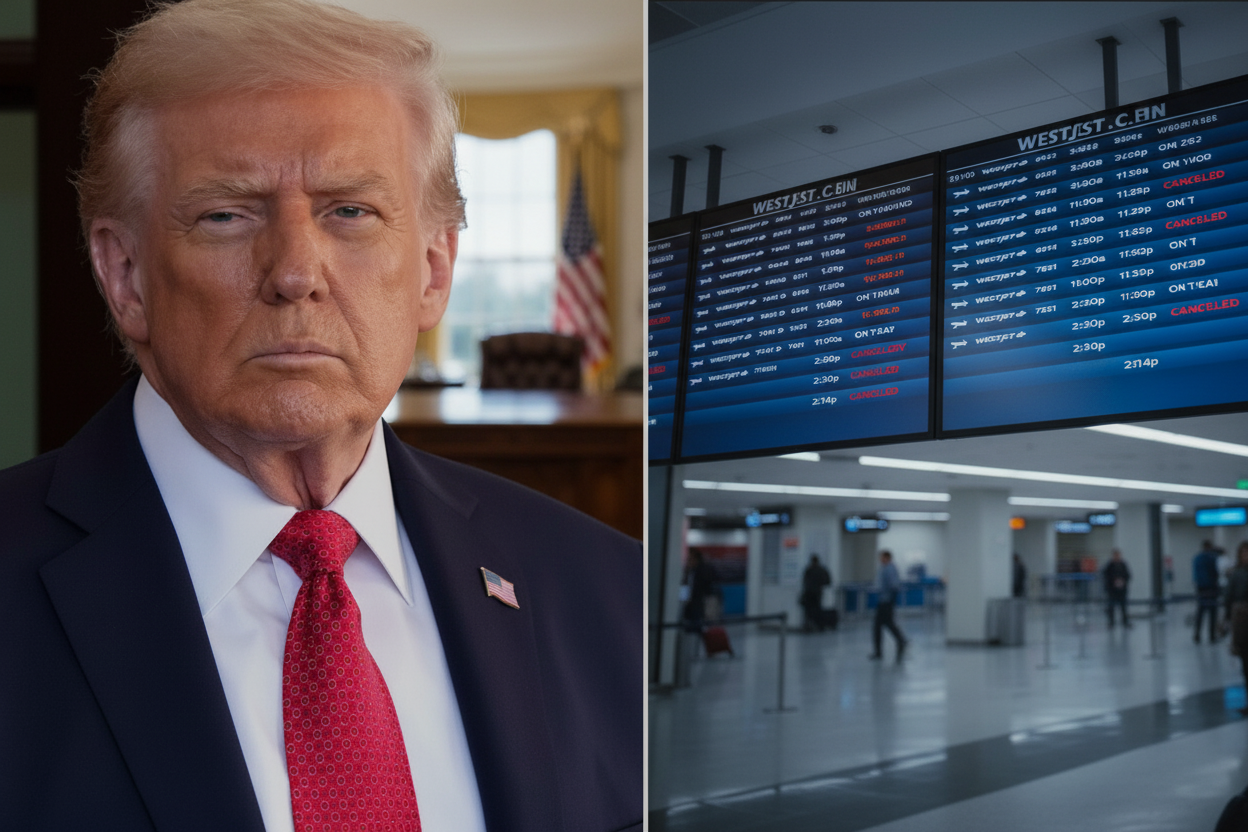 Президент США загрожує авіадиспетчерам