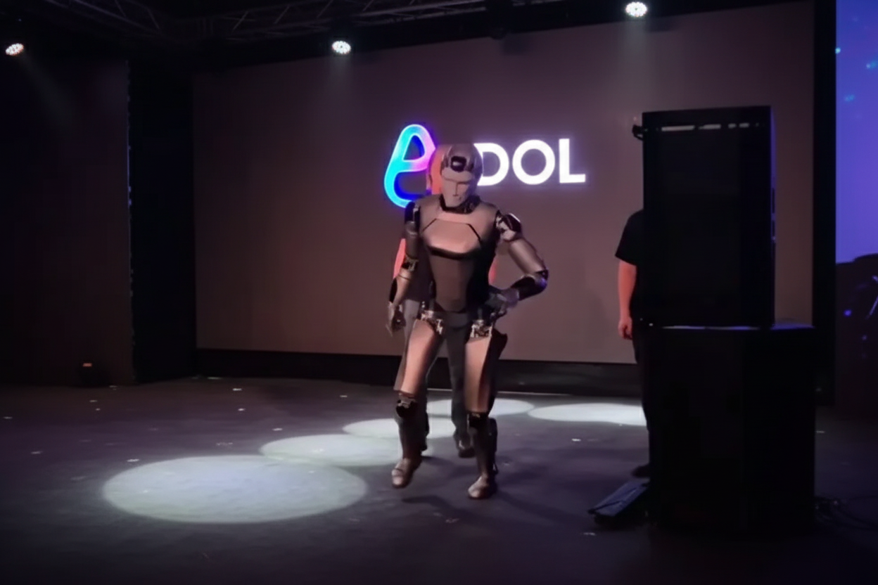 Перший людино-подібний робот РФ на сцені