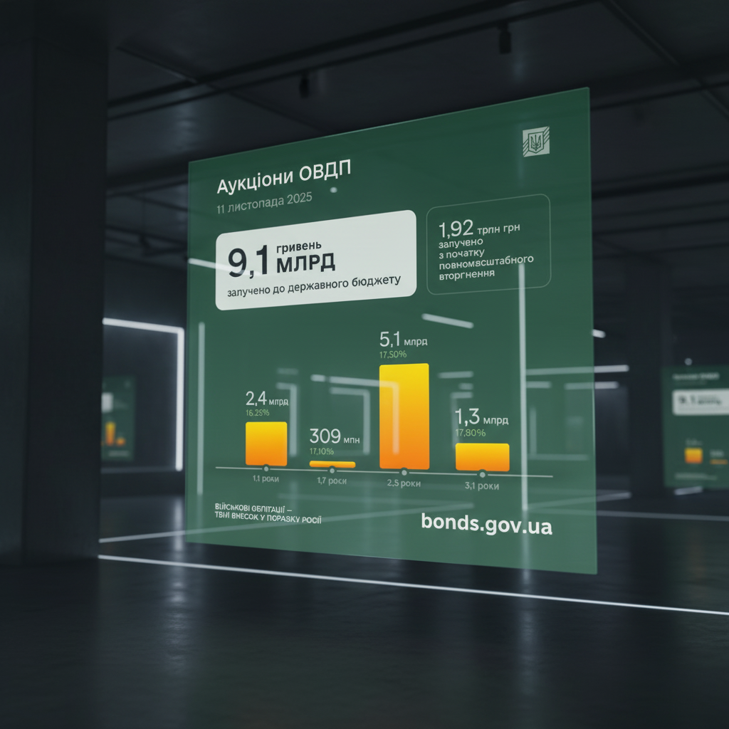 Госзаем на 9,1 млрд грн: на что пойдут средства от военных облигаций