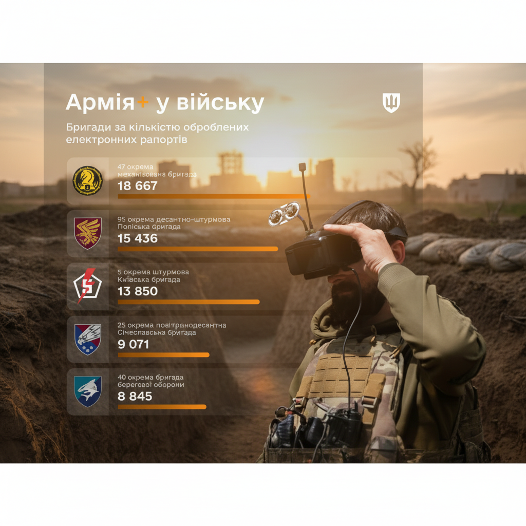 Спільнота військової логістики цифрує електронні рапорти