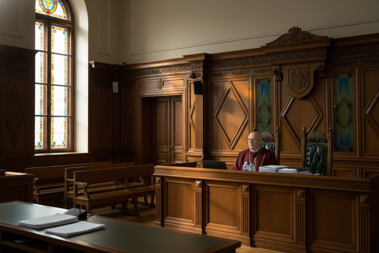 Суд в форме в процессе