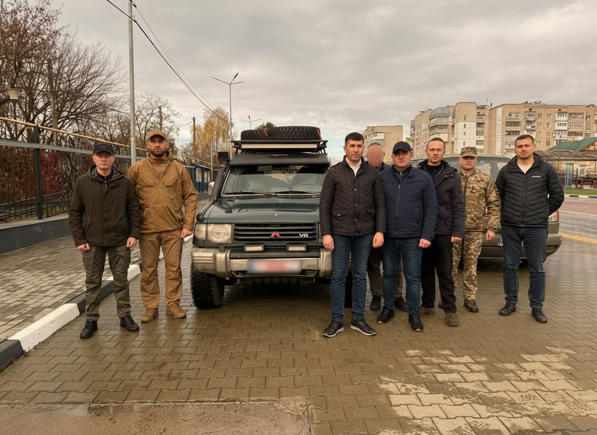 Посольство Украины передало внедорожник и генератор