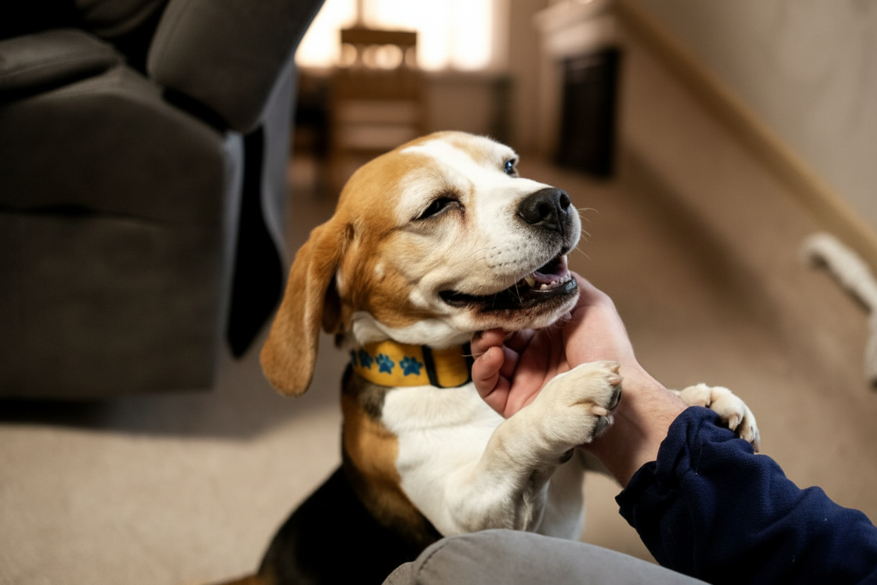 Пес Тото допомагає рятувальникам в Сумщині