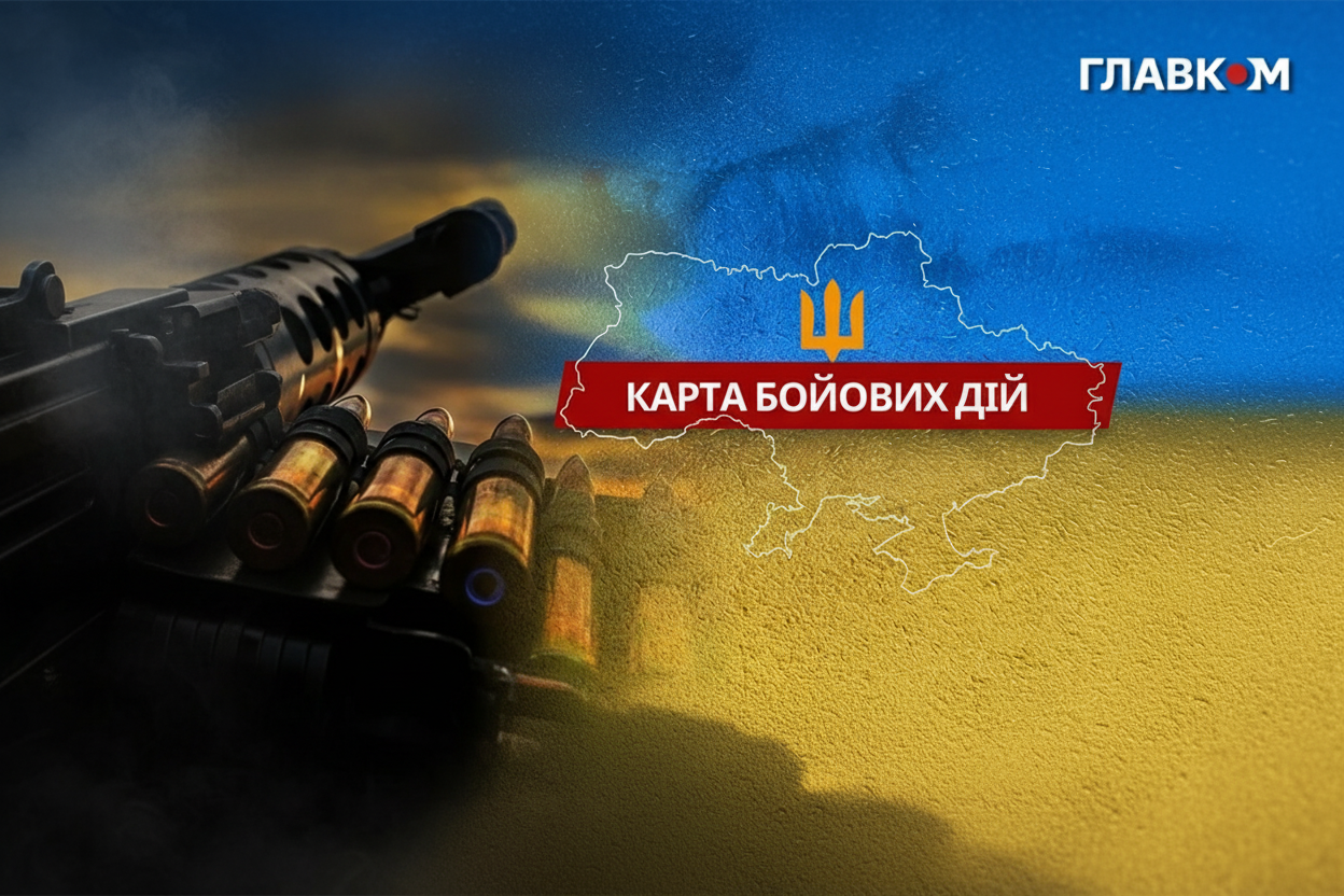 Карта бойових дій в Україні