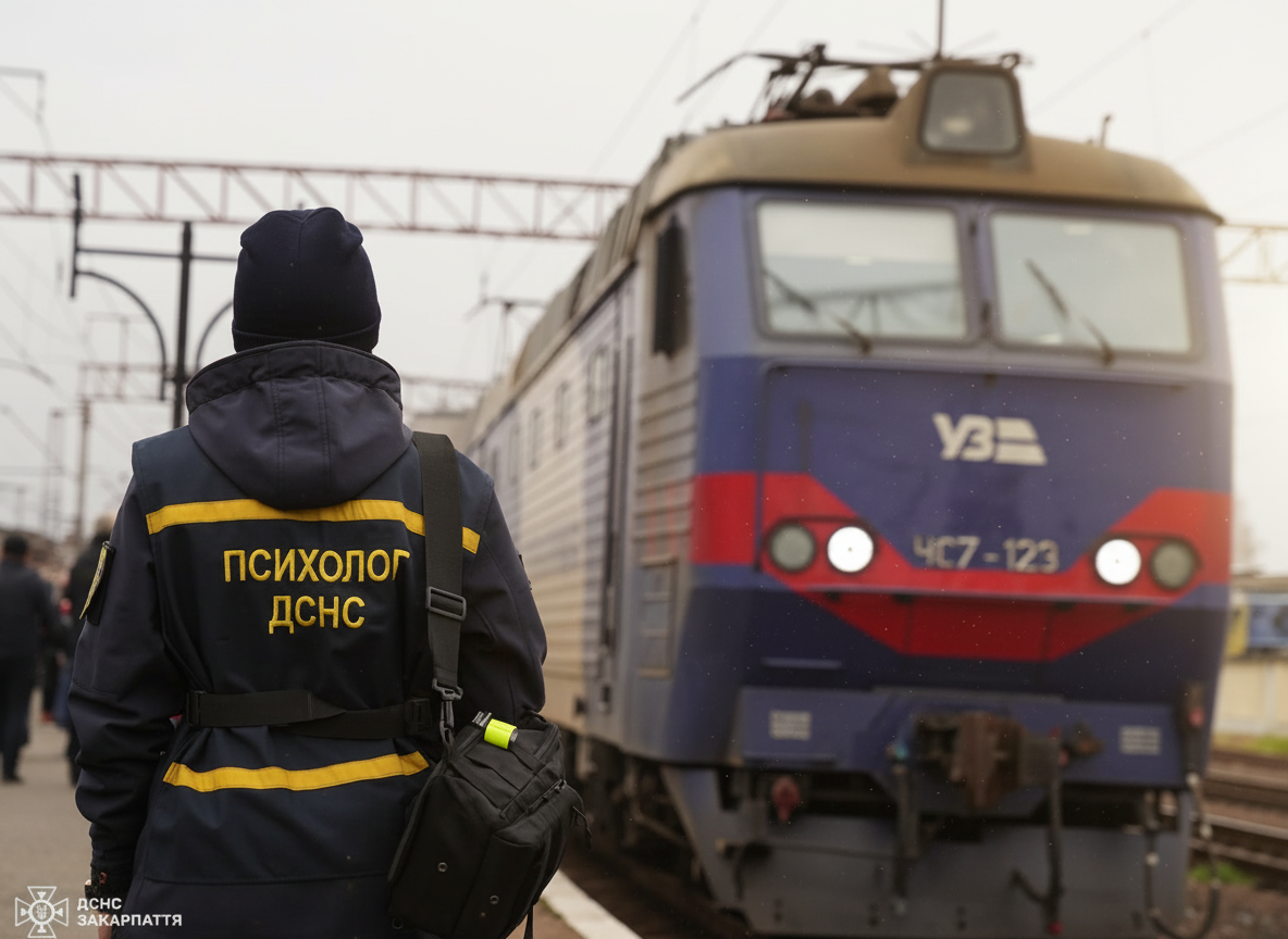 Зустріч родини на Закарпатті з дітьми