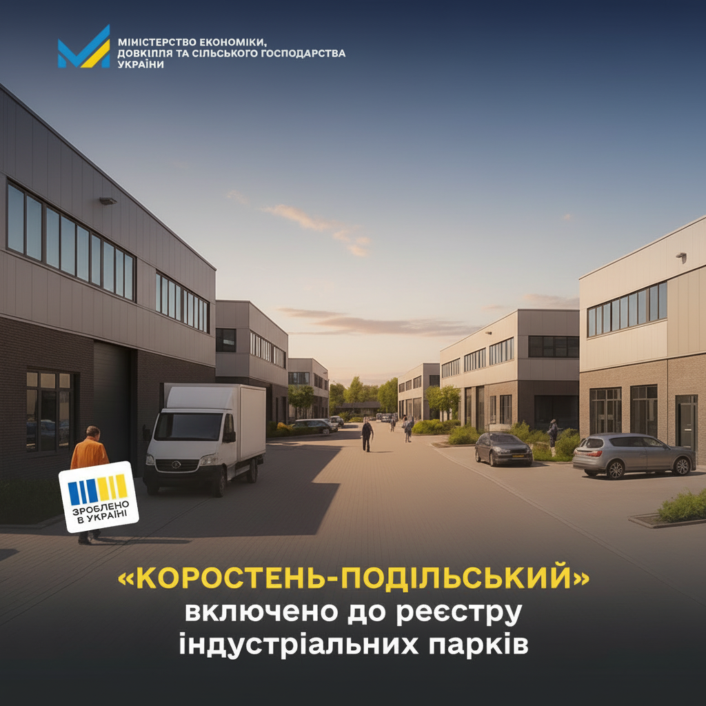 Новый индустриальный парк в Житомирской области