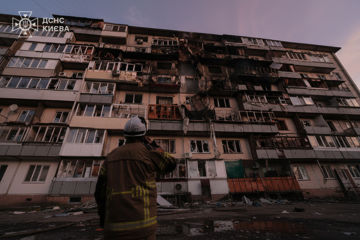 Масований удар дронами та ракетами