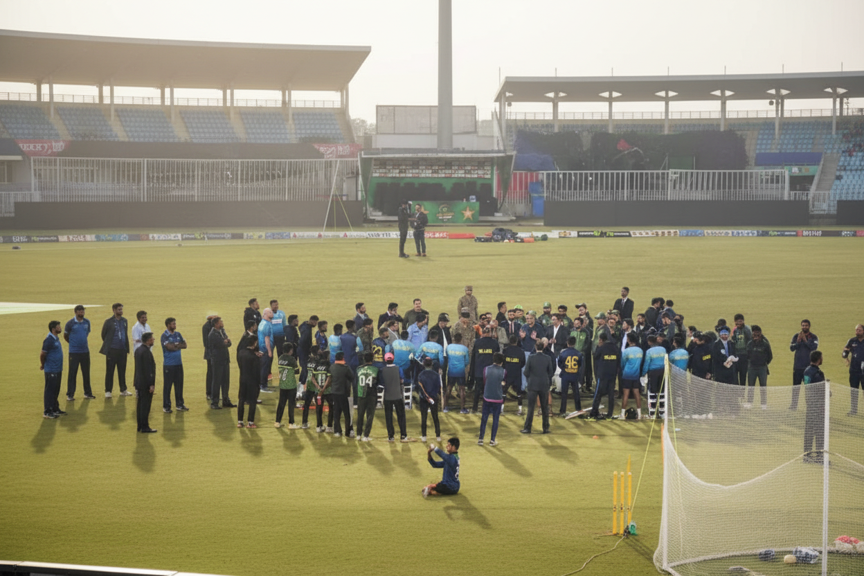 Підвищена безпека на матчі крикету