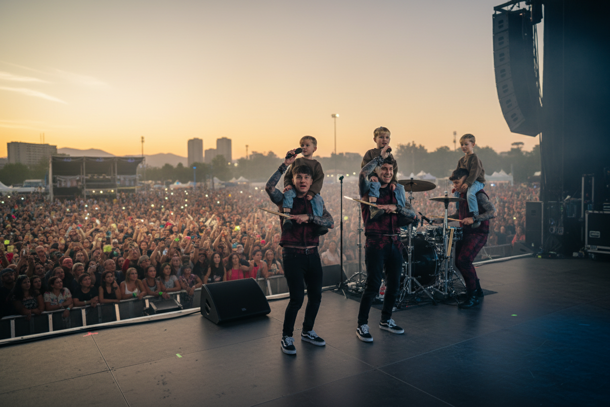 Пивоваров грає на барабанах у Палаці спорту