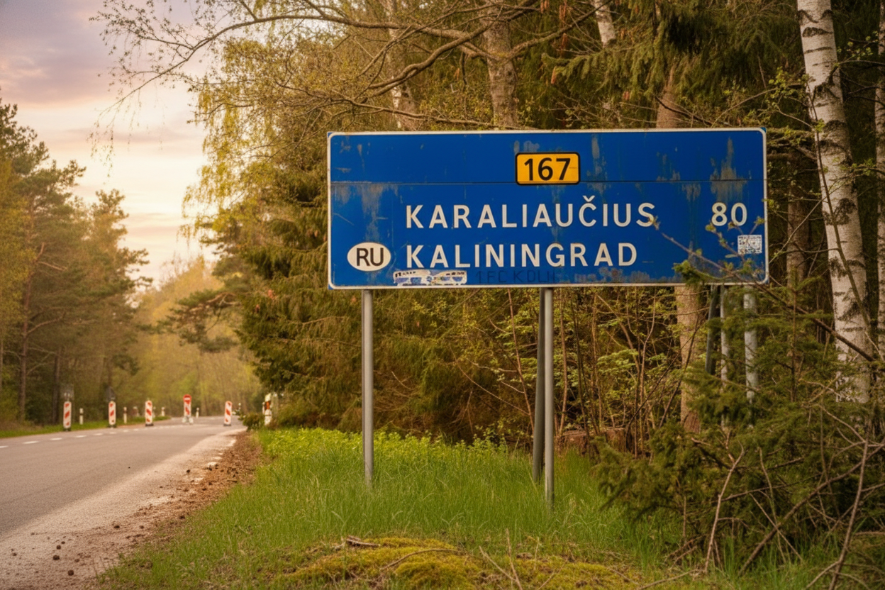 Изображение контроля Литвы над транзитной зоной