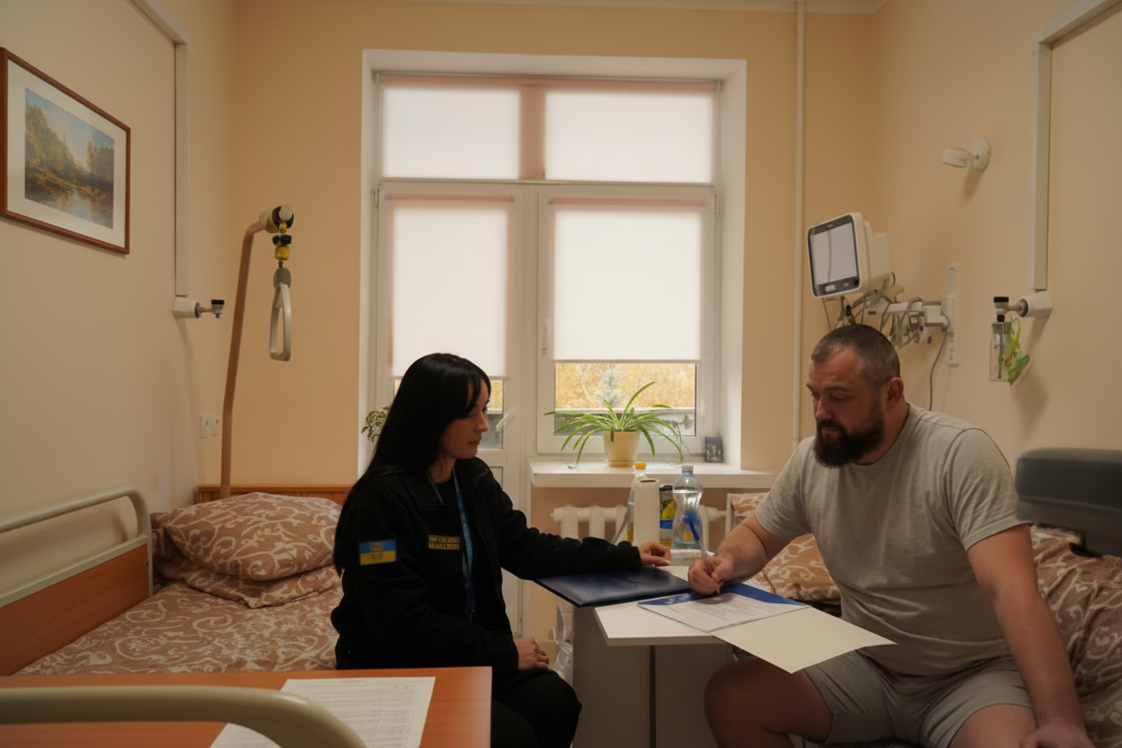 Допомога працівниці ДМС українцям на війні