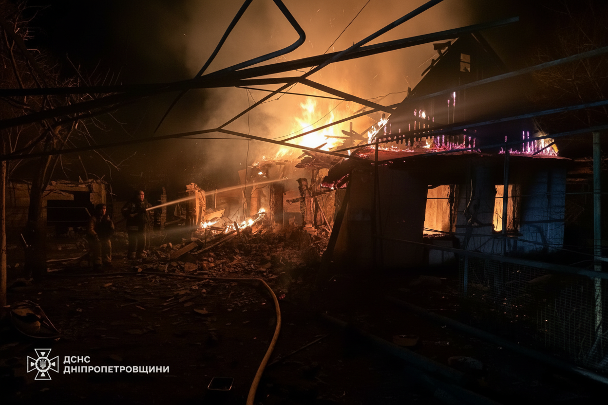 Руйнування під час російських атак на Дніпропетровщину