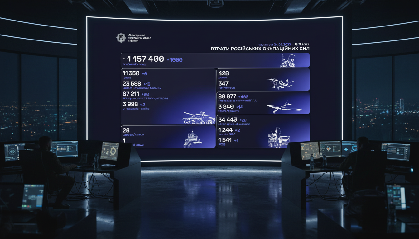 Российские потери в Украине: новые данные