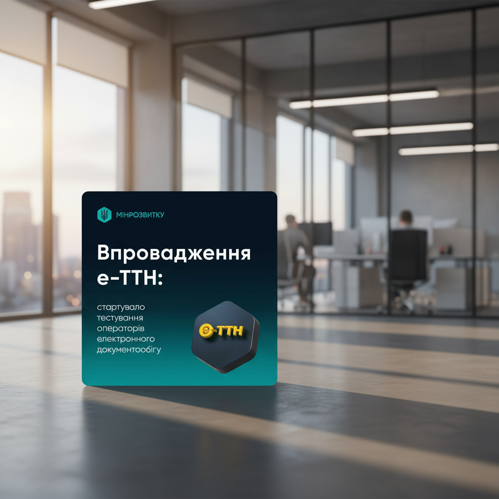 Початок тестування електронних ТТН в Україні