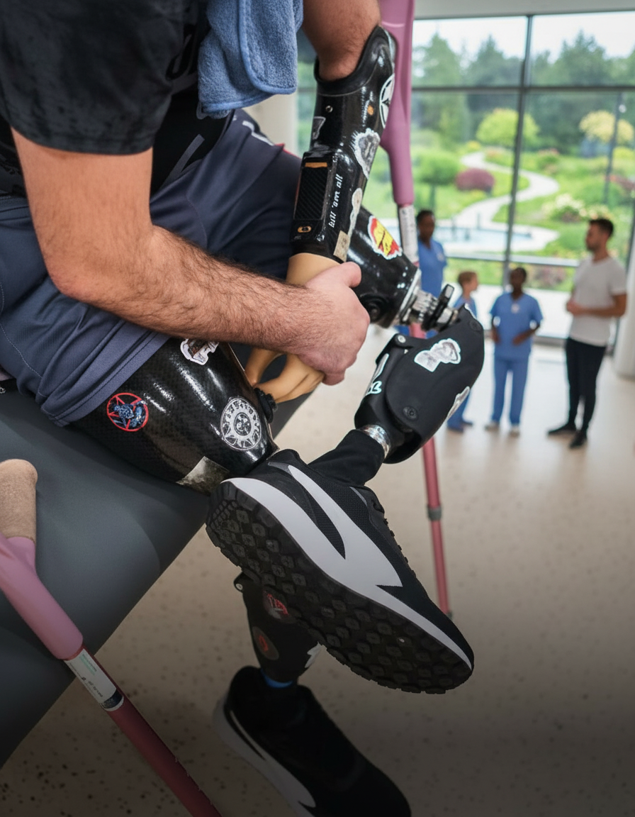 Протез для ветеранов на войне