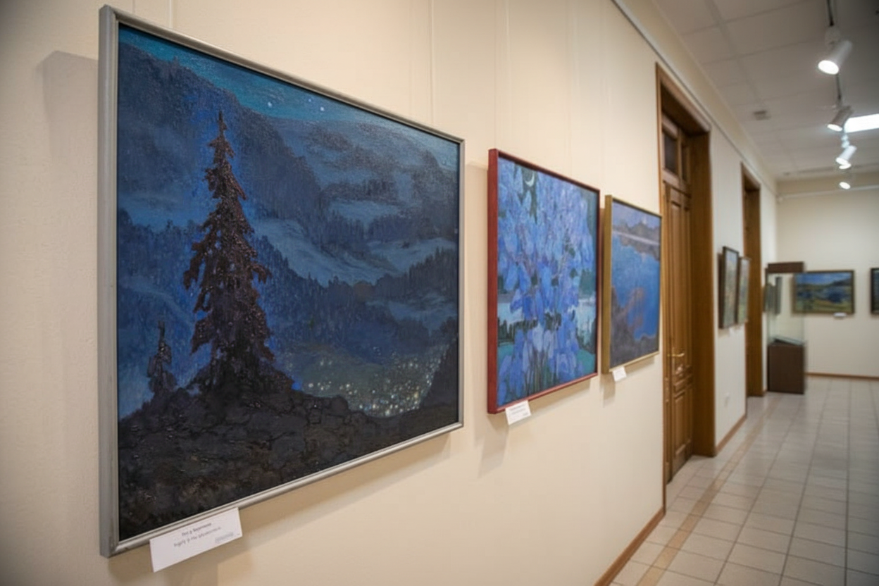 Виставка картин Василя Корчинського в Дипломатичній академії