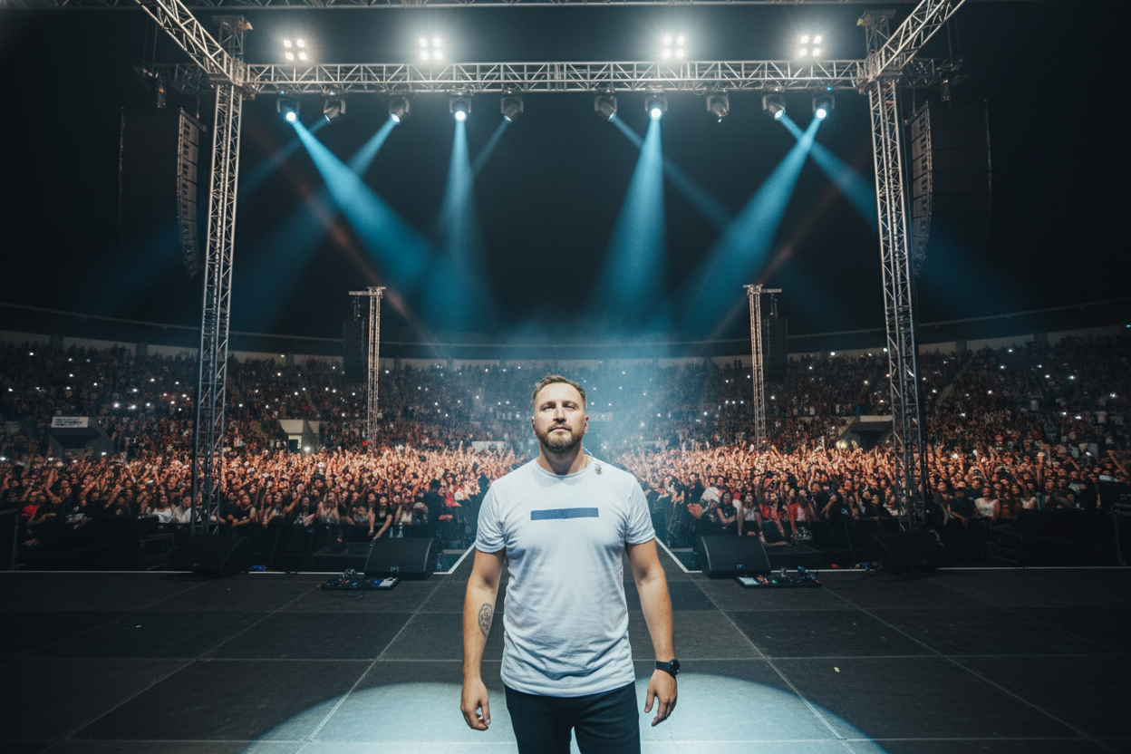 Фото лидера украинской группы в больнице