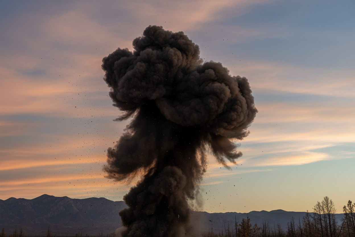 Атака на транспортне підприємство в області