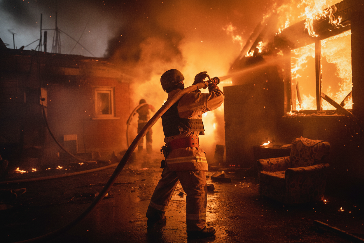 Пожежа на Сумщині до ліквідації рятувальниками