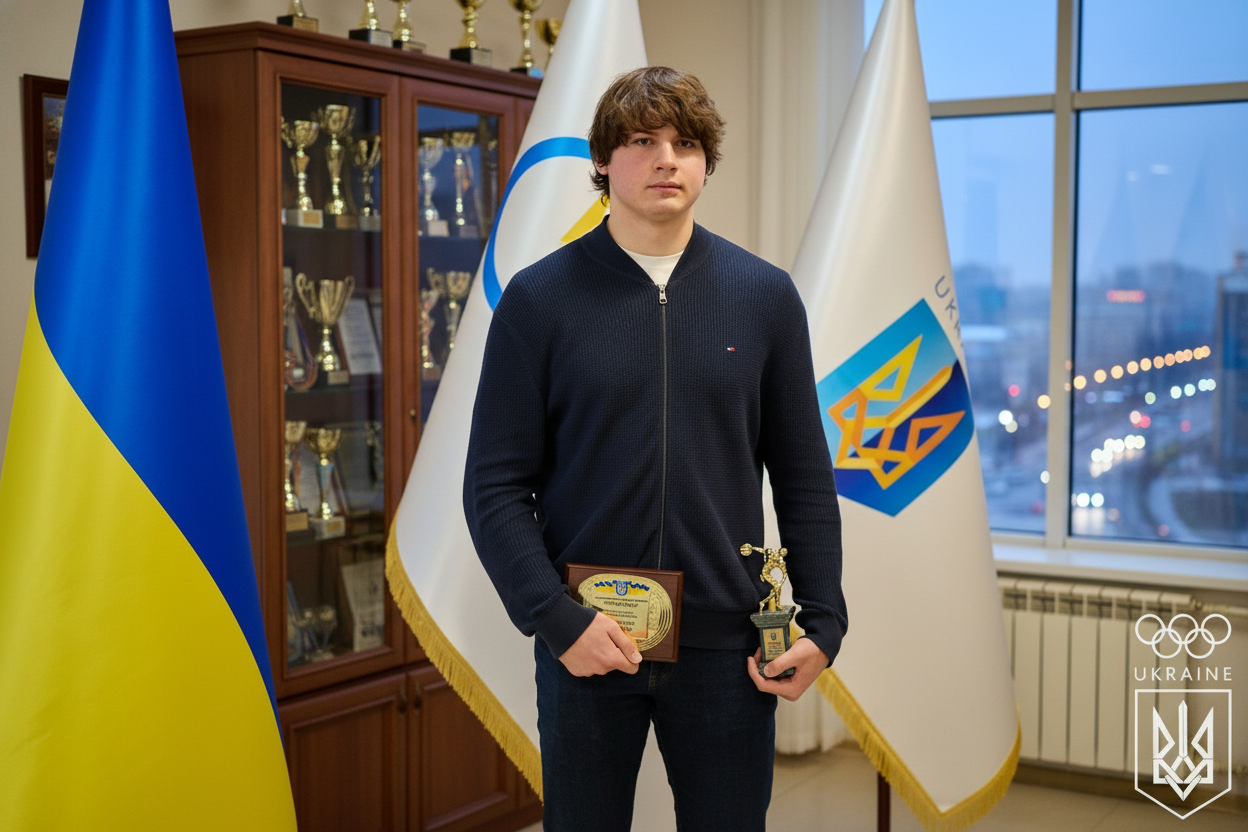 Український боксер у боротьбі за перемогу