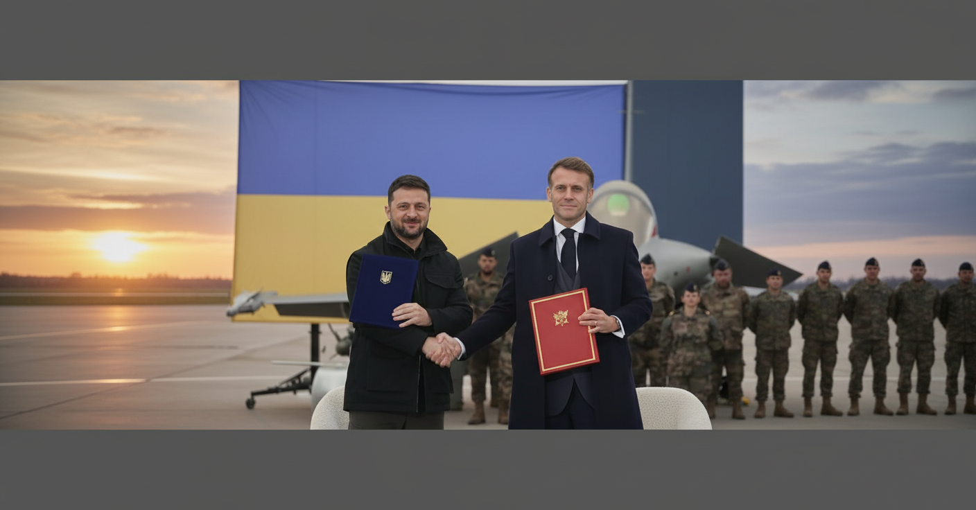 Зеленський та Макрон підписують декларацію