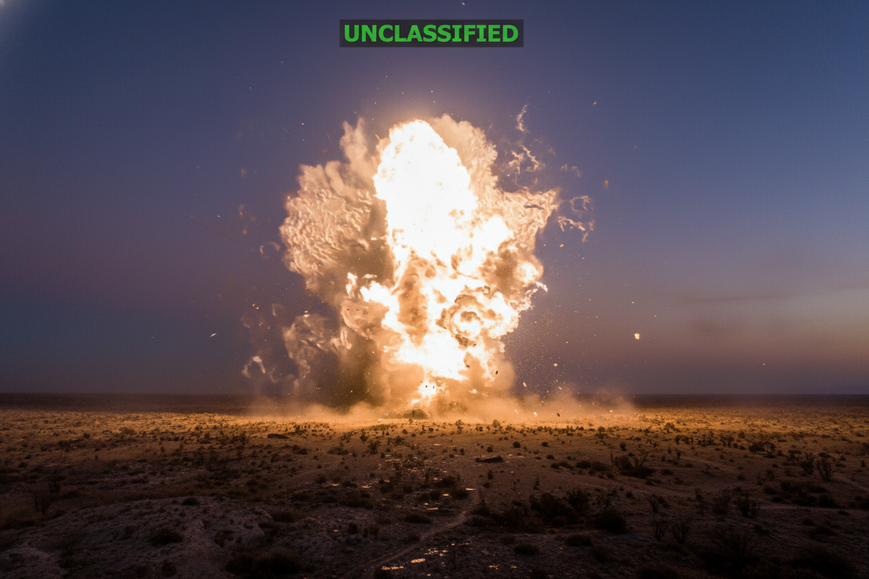 Explosion on drug vessel