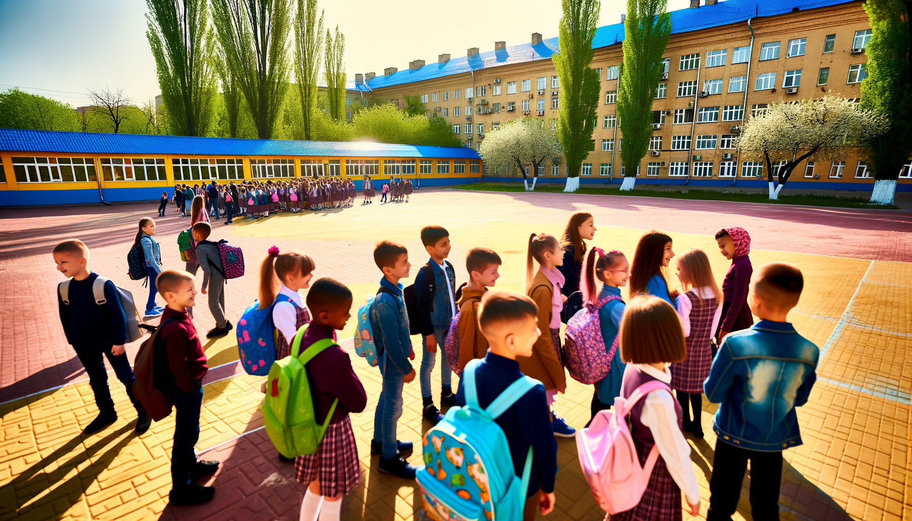 Дети играют в футбол на пляже