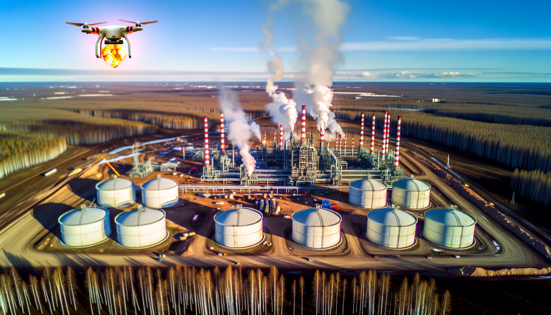 Газовий завод зупинив постачання після атаки дронів