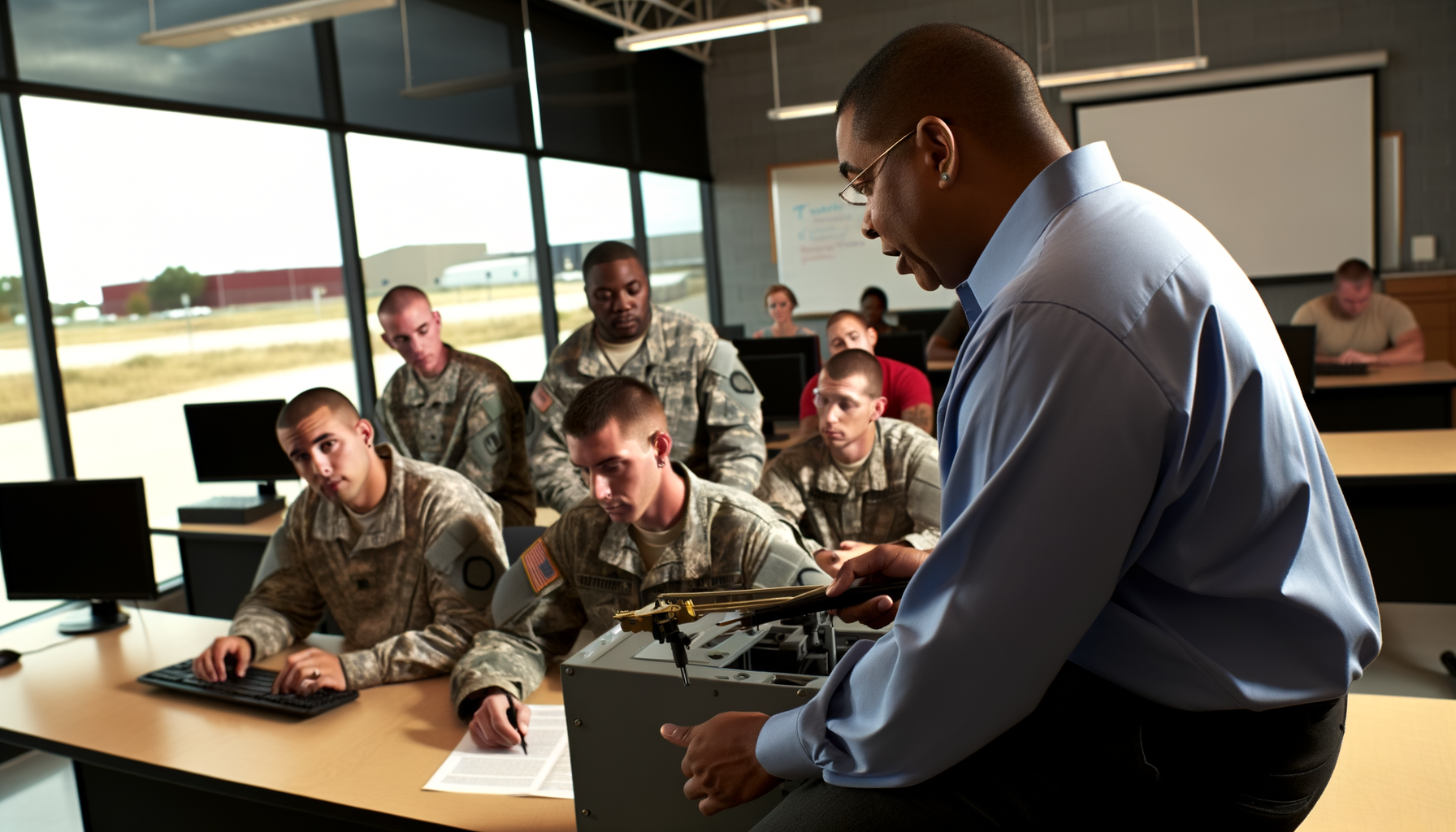 Ветеран замінює військовий досвід на роботу