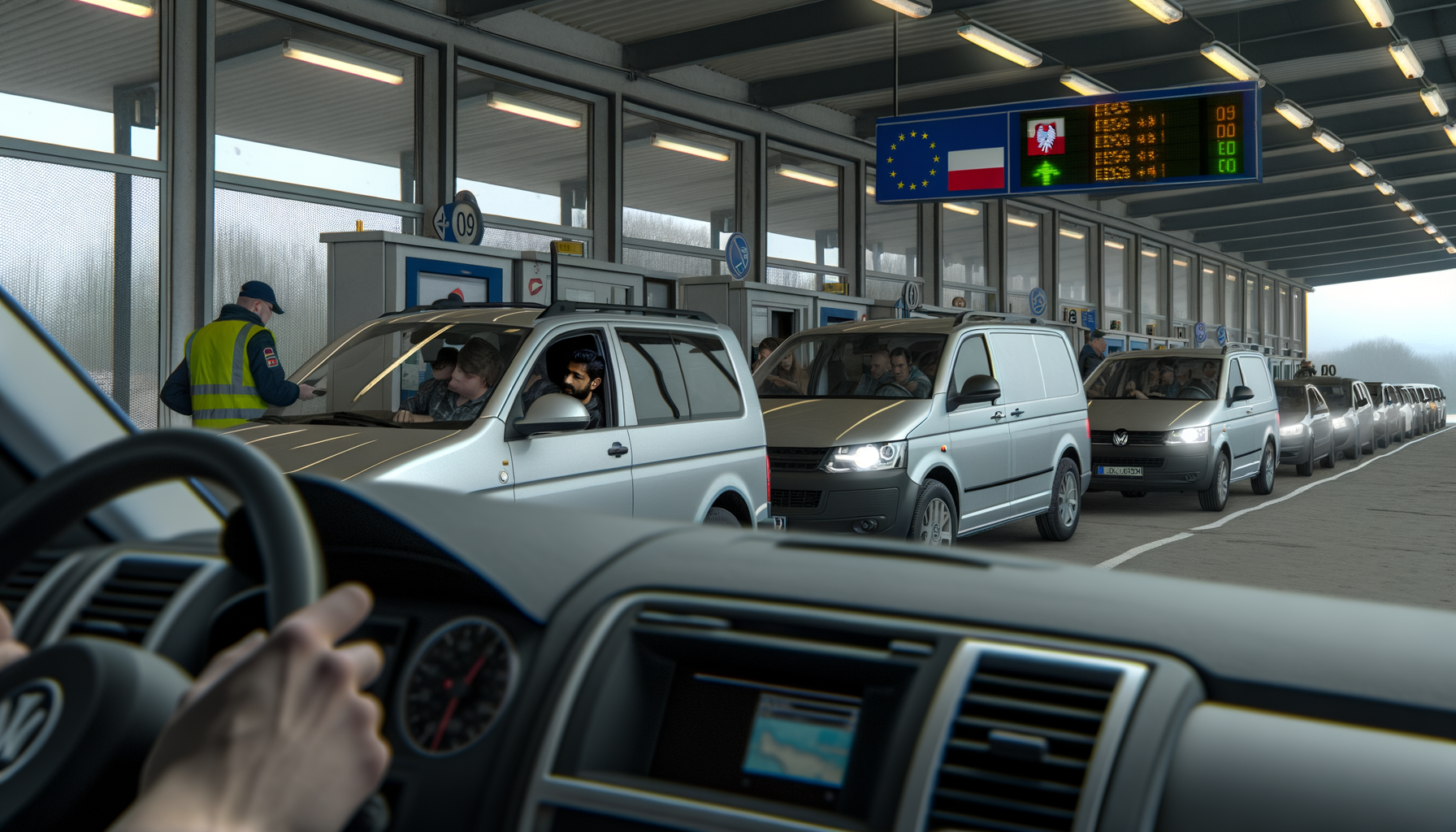 Задержки на границе с Польшей