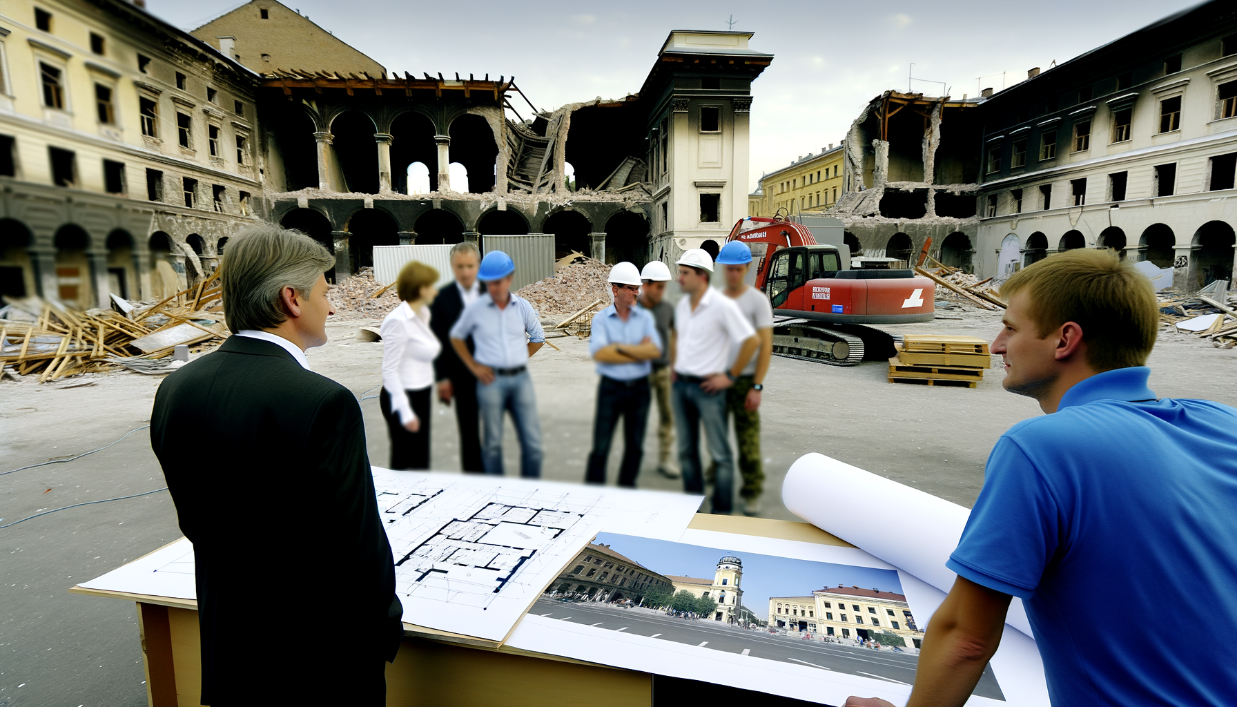 Прапори України та Австрії разом