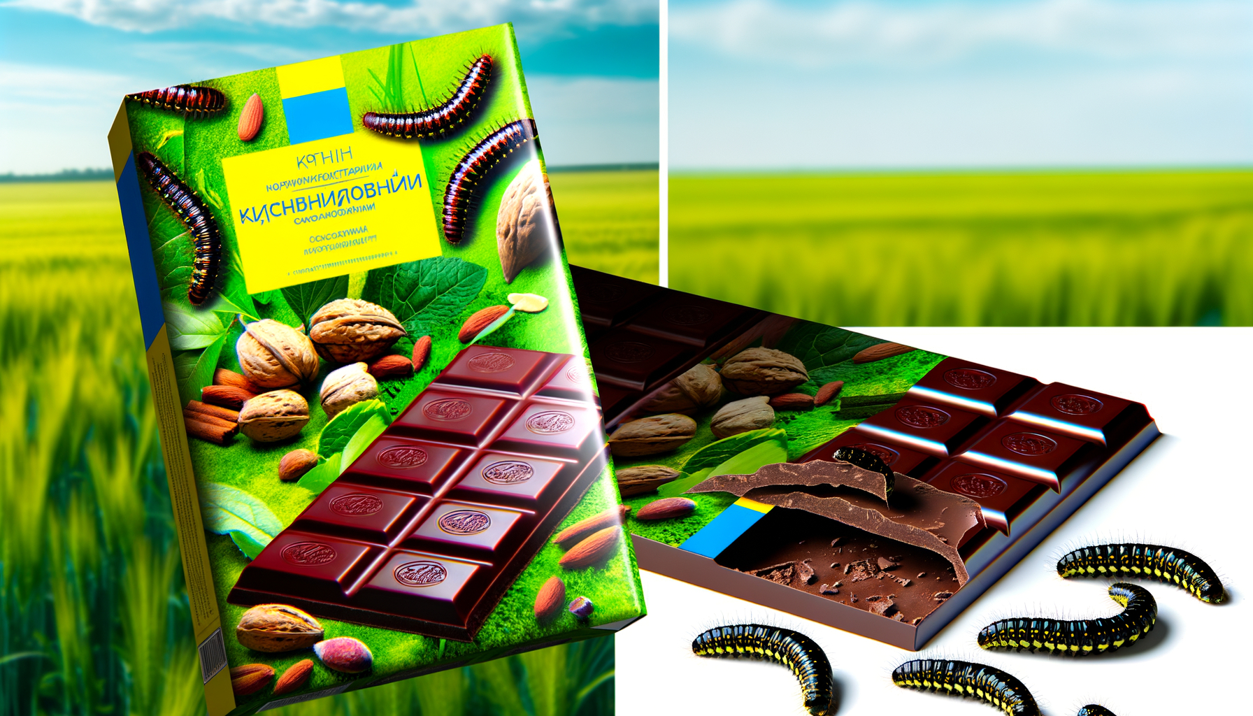 Шоколад с личинками жуков на русском