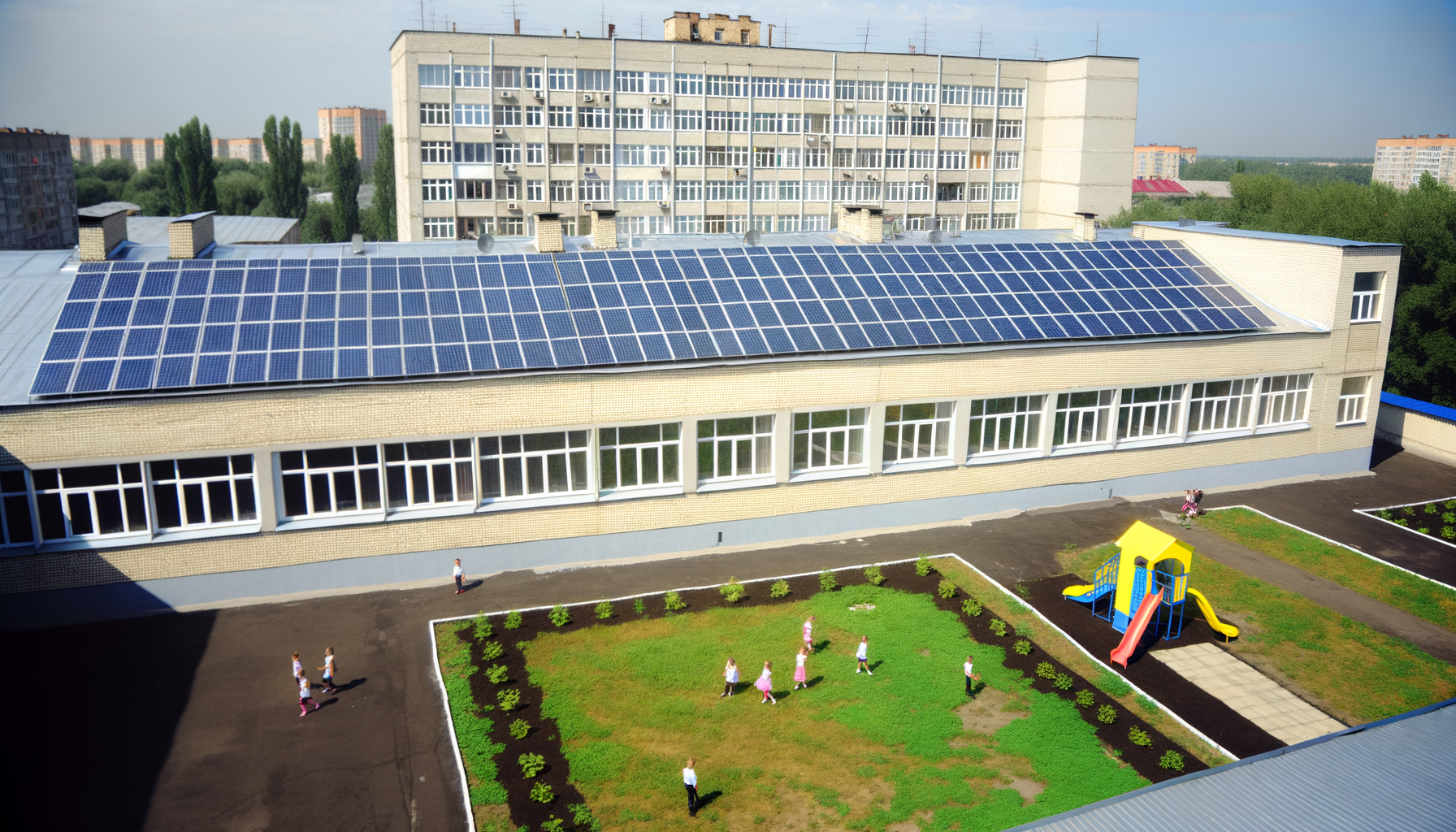 Постер зображення з грошима та сонячними панелями