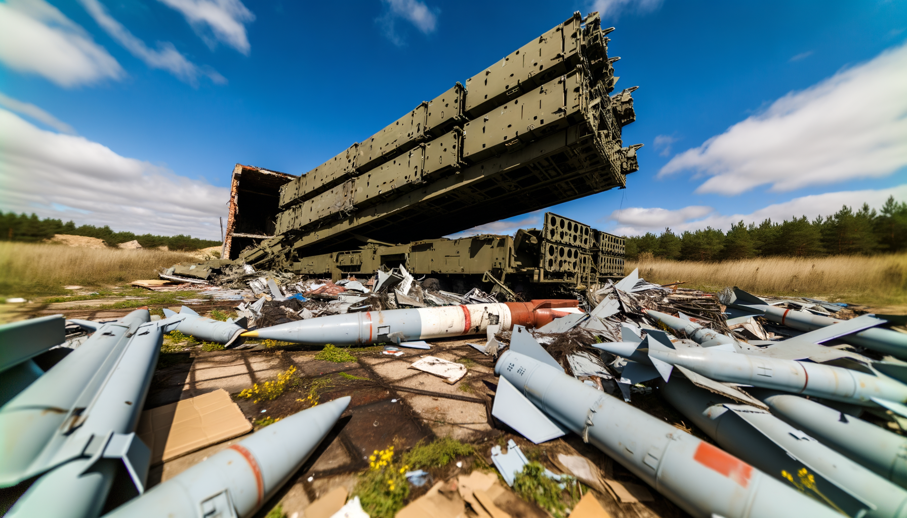 Украинский военный уничтожает объект на территории России