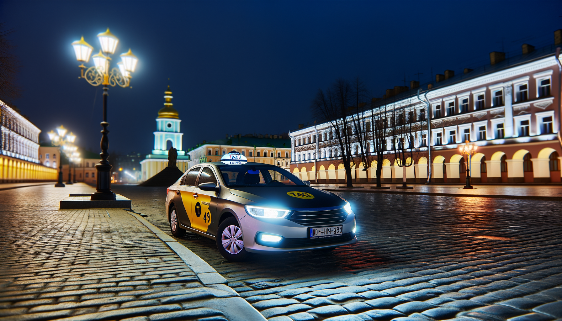 Робота таксі в комендантську годину в Києві