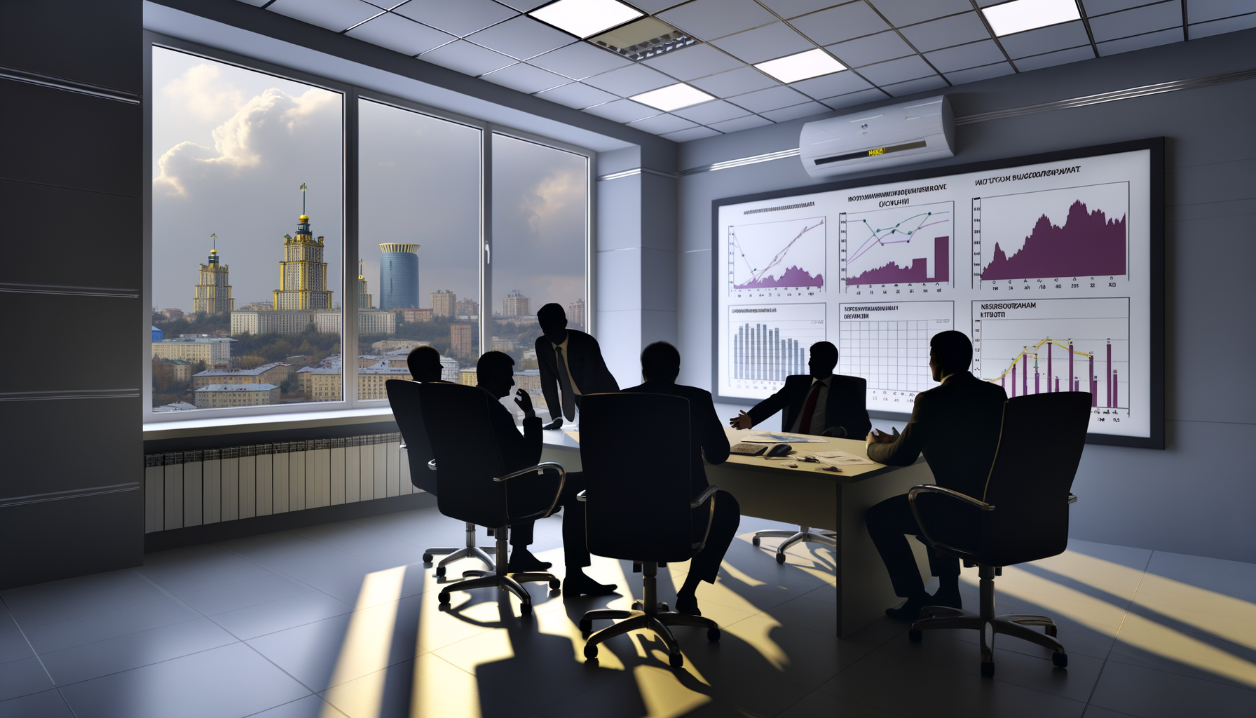 Політик з мікрофоном говорить на конференції