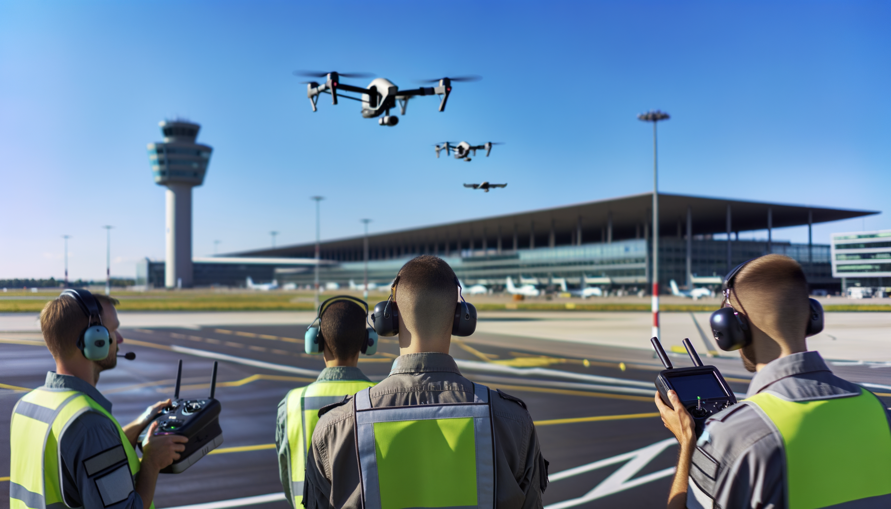 Скорпион дрон над аэропортом в Берлине