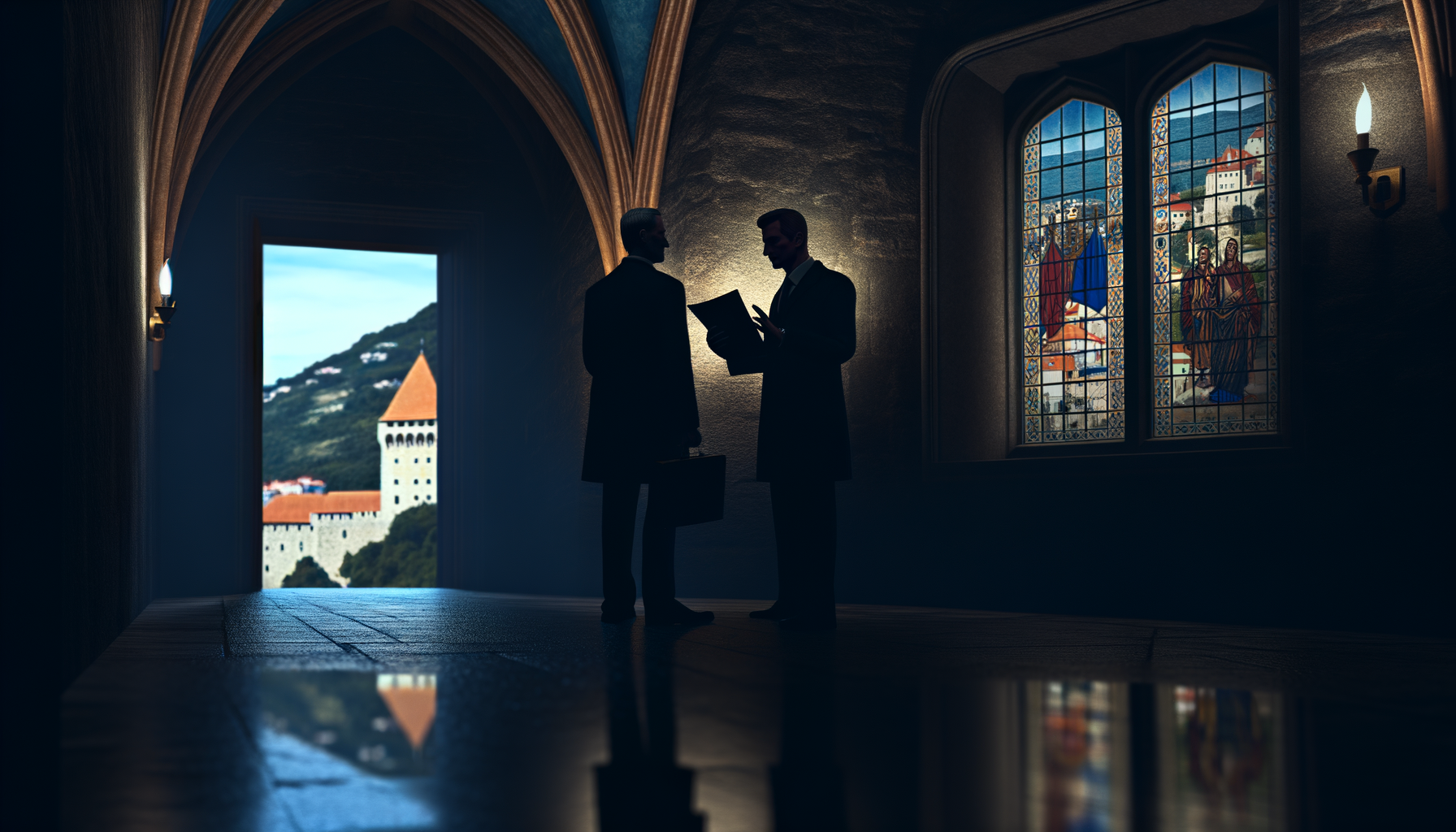 Глава ЦРУ Ретклифф на тайной встрече