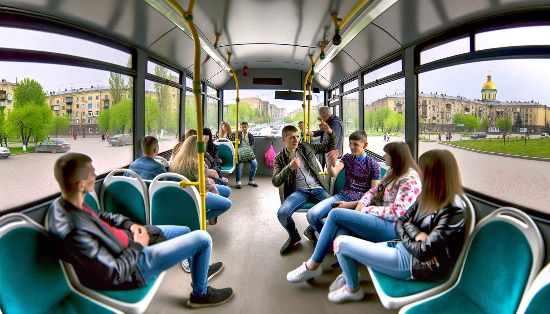 Украинский общественный транспорт бесплатно