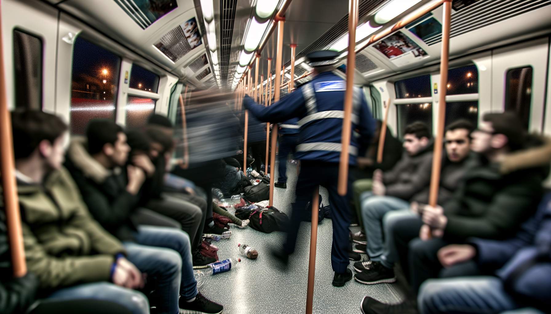 Потерпілі випадок у великобританському поїзді