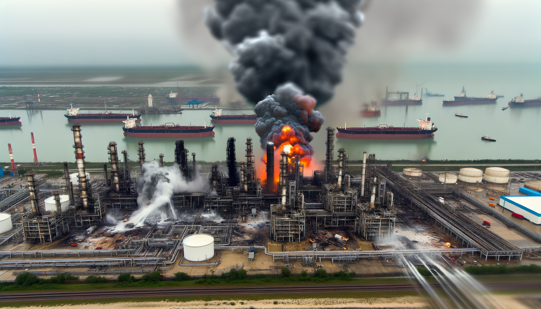 Фото Туапсинського НПЗ та терміналу