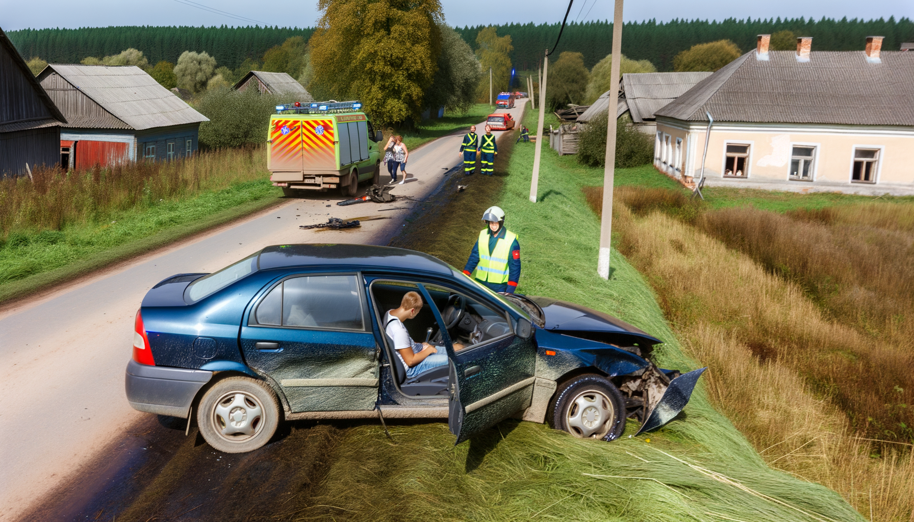Рятівники деблокують 16-річного водія Вінниччини