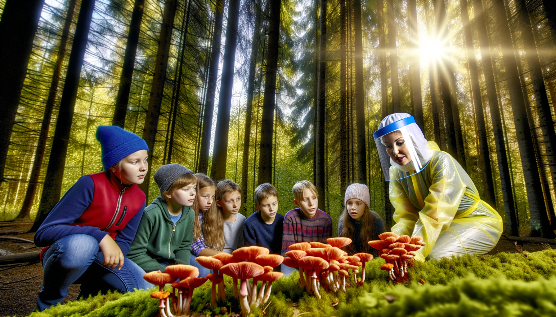 Діти їдять гриби: правила безпеки