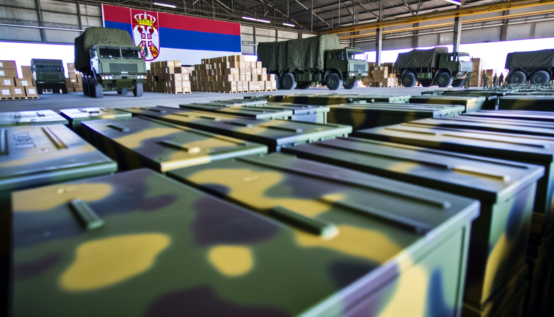 Склад з боєприпасами в Сербії