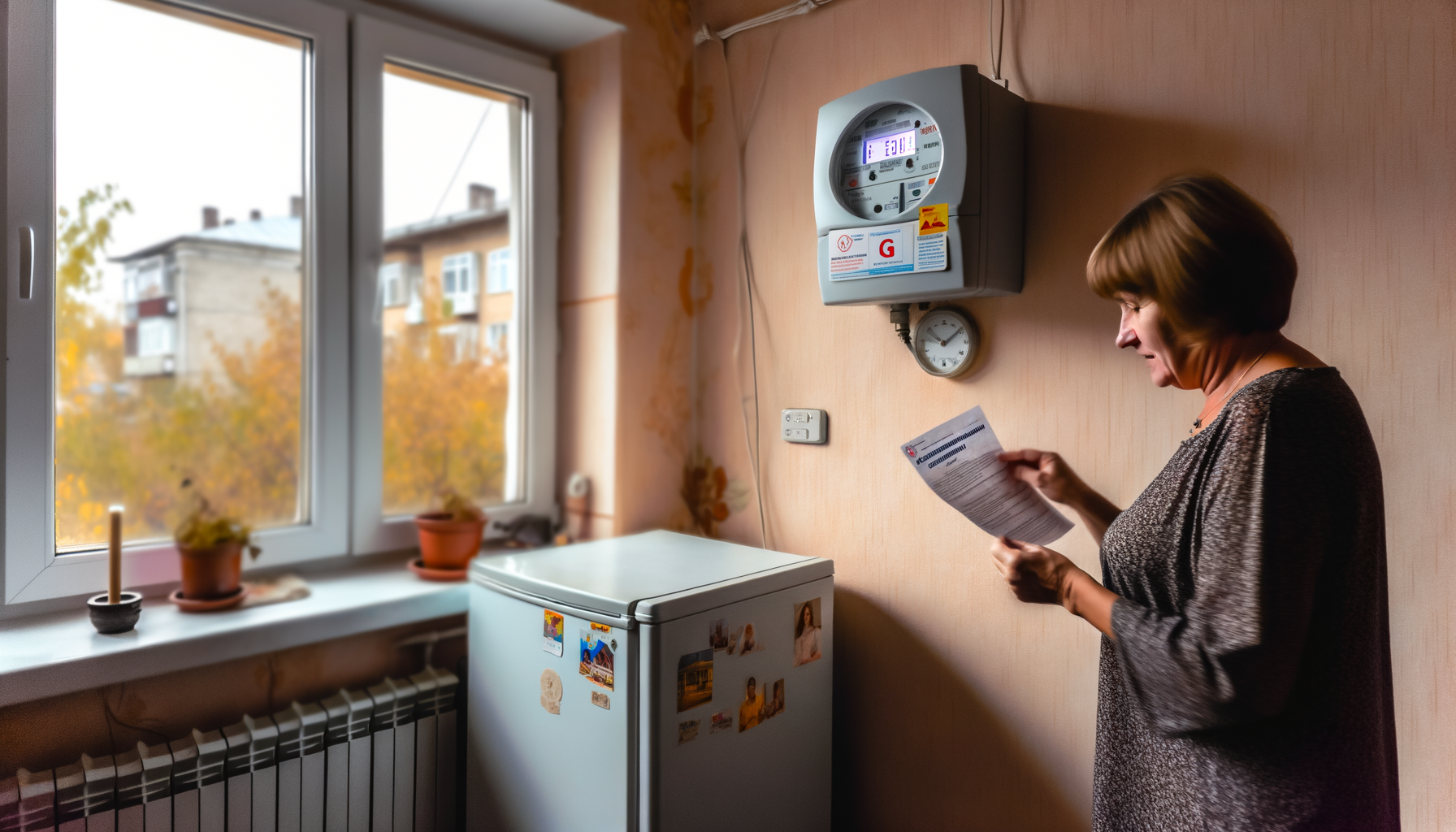 Объяснение подачи показаний газа