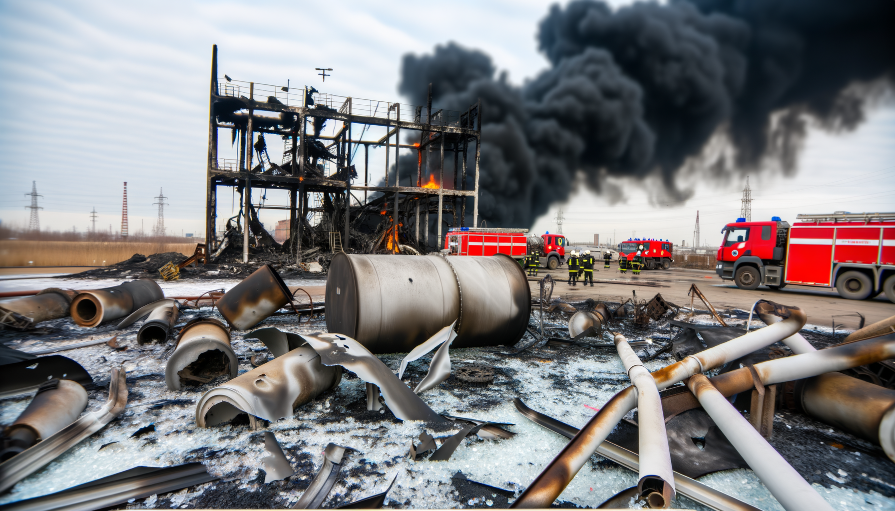 Атака безпілотників на НПЗ у Саратові