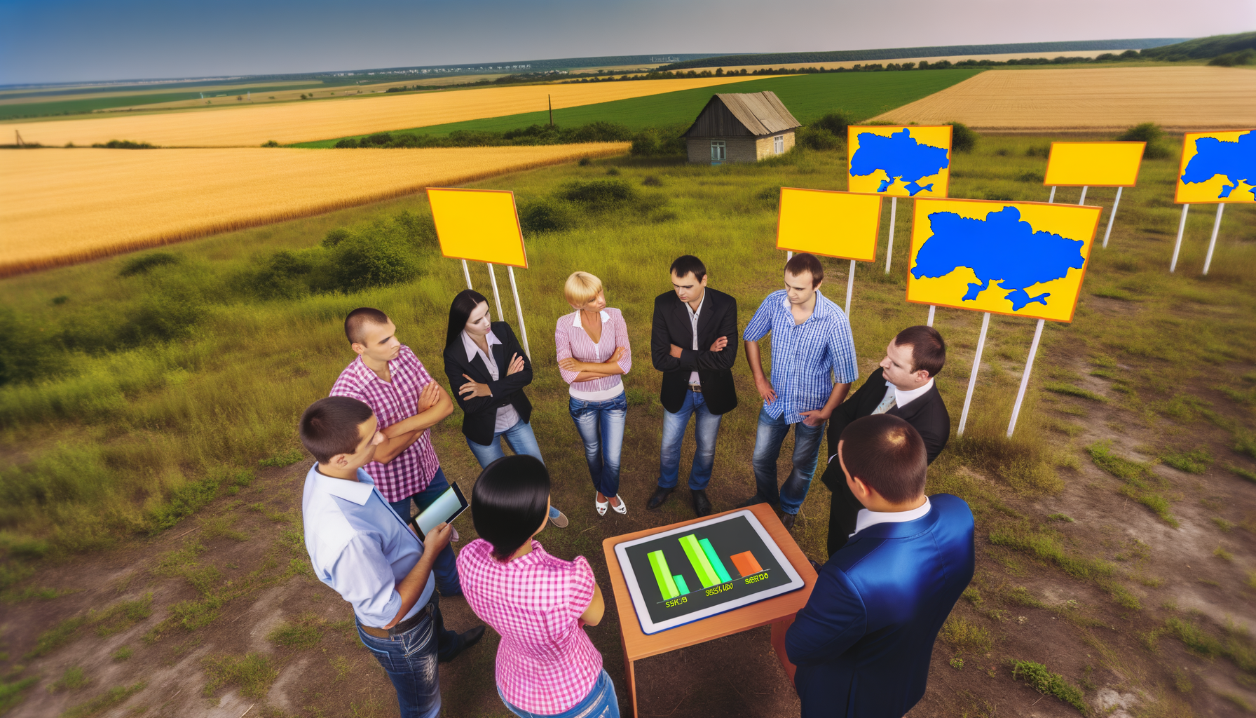 Цінники на землю в одній області