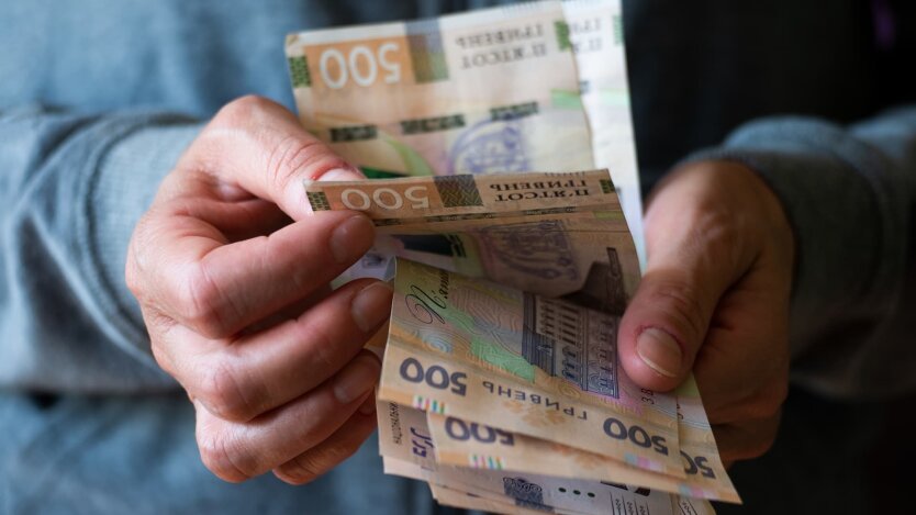 Диаграмма с распределением зарплат украинцев